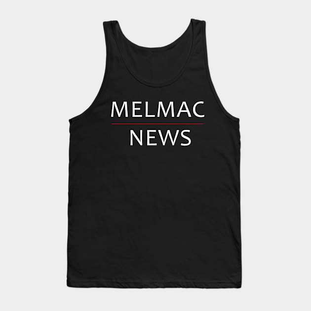 Melmac News Tee Tank Top by MelmacNews